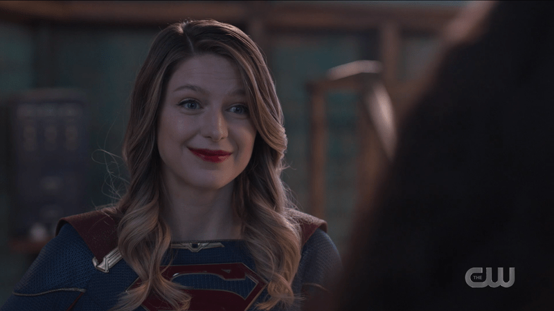 Kara smiles at Lena