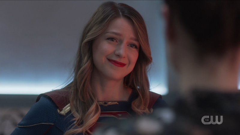 Kara smiles at Lena