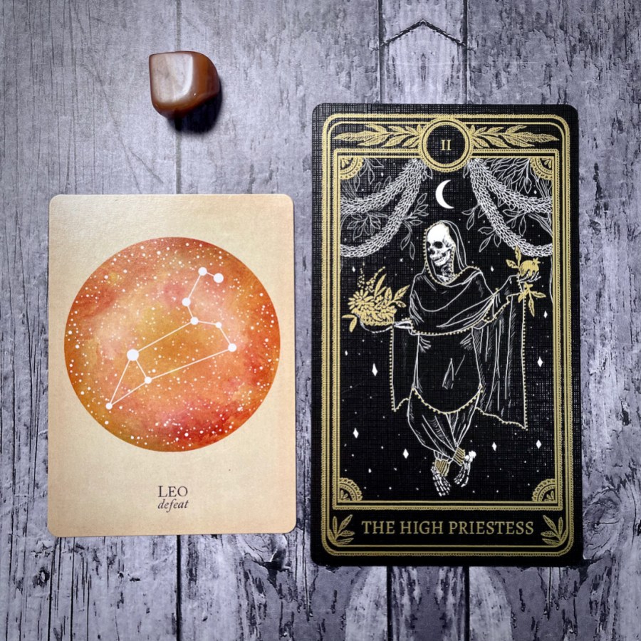 high priestess from the marigold tarot