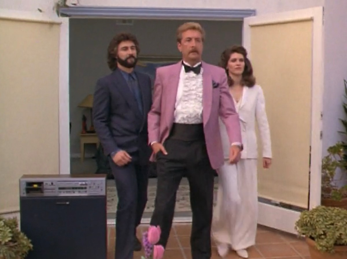 George, Sonny and Susan emerge in wedding attire