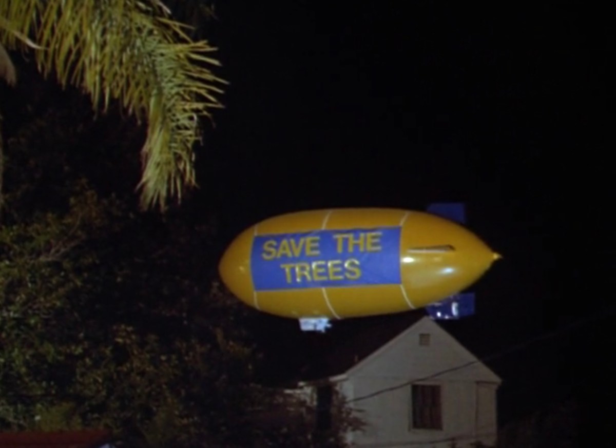 SAVE THE TREES Blimp