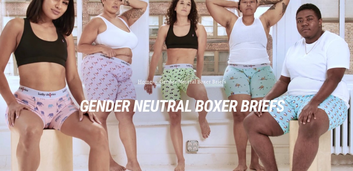models in boxer-briefs