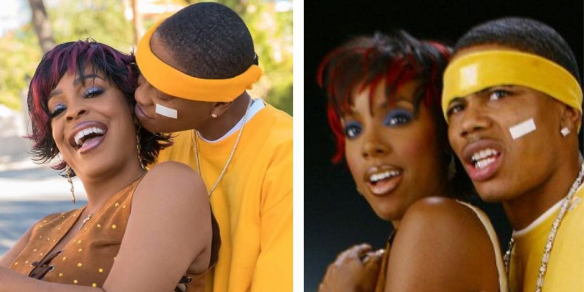 Image of Niecy Nash and Jessica Betts dressed as Kelly Rowland and Nelly from the "Dilemma" video via Niecy's Instagram