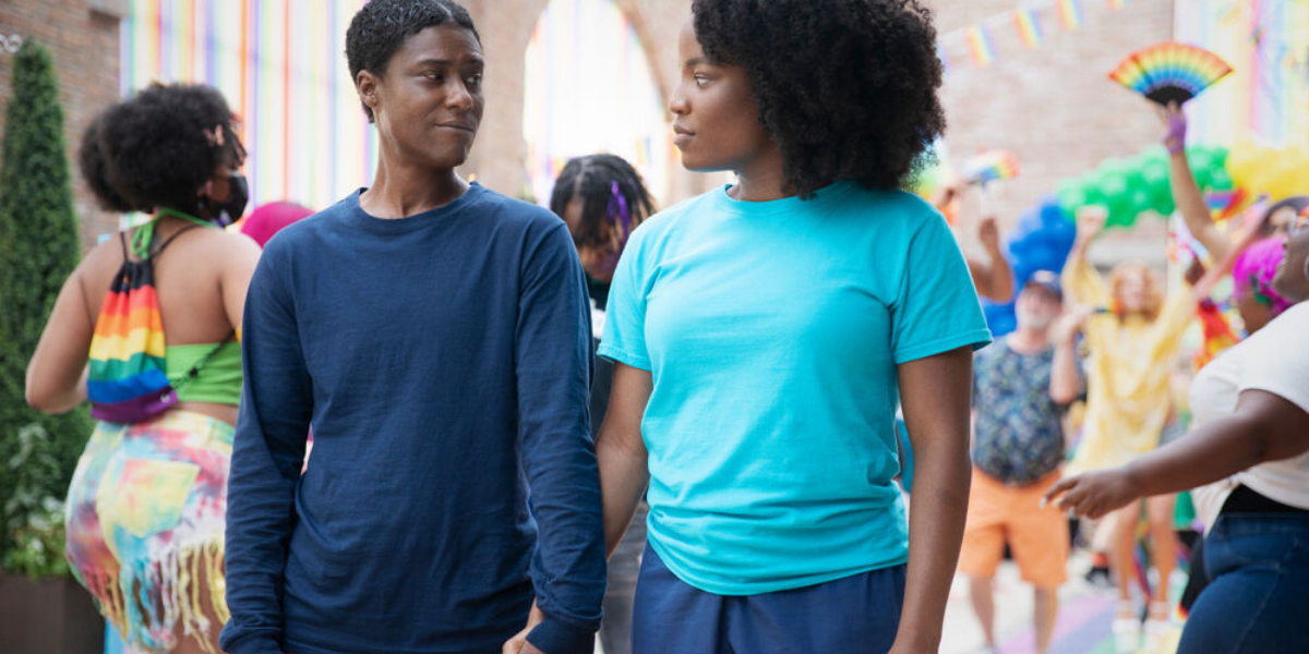 Shanice and Doc are walking around a pride party, it's both of their first times at pride. 4400 is queer.
