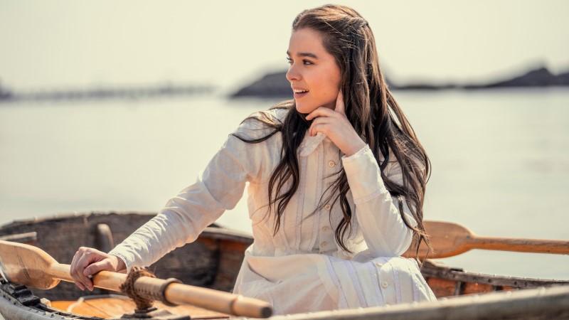 Hailee Steinfeld's Emily Dickinson in a lil rowboat of dreams