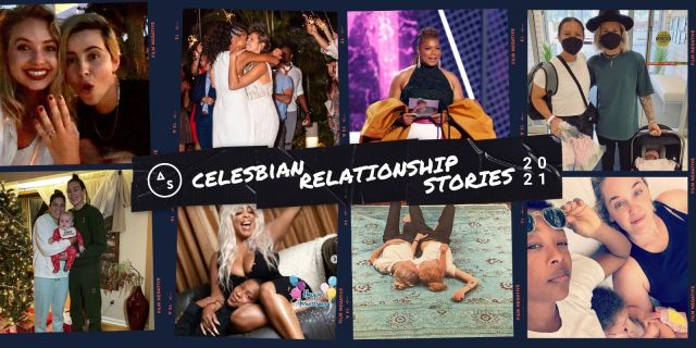 Celesbian Relationship Stories graphic featuring top stories included in the article