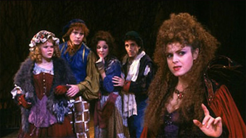 Bernadette Peters and the cast of Into the Woods from Playbill 