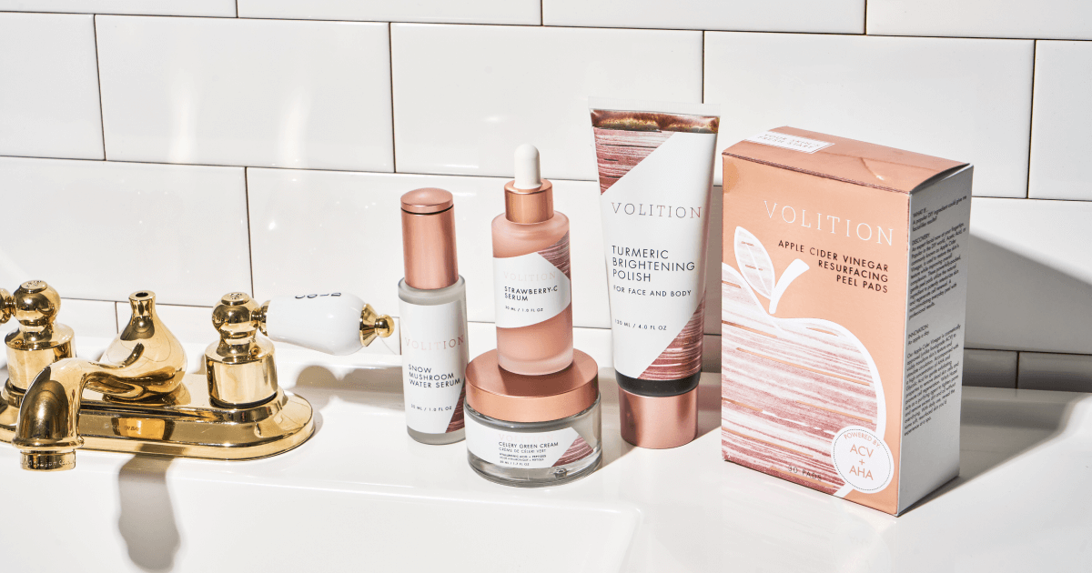 Volition Beauty products collection