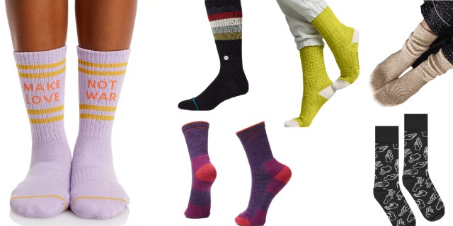 A collage of various gay trends for socks in 2022
