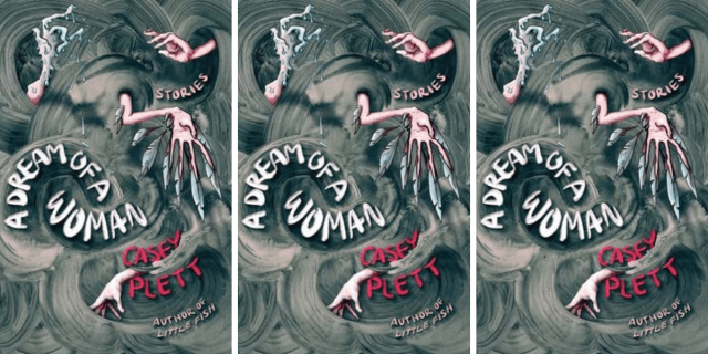 A collage of the cover for Casey Plett's A Dream Of A Woman