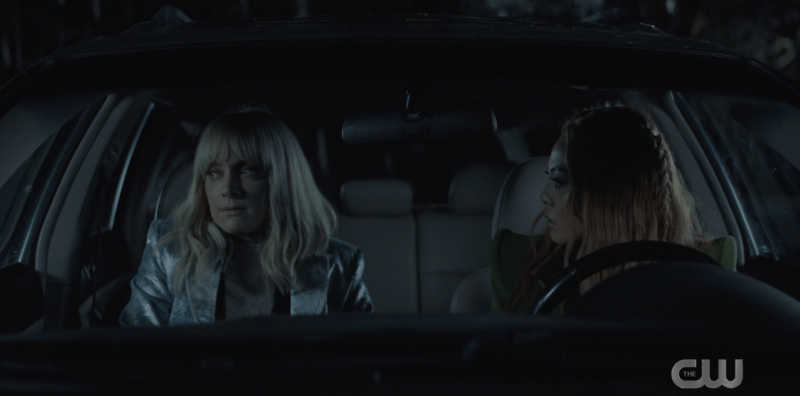 Mary and Alice in a car