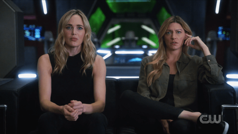 Ava and Sara aka Avalance look shocked to see their daughter