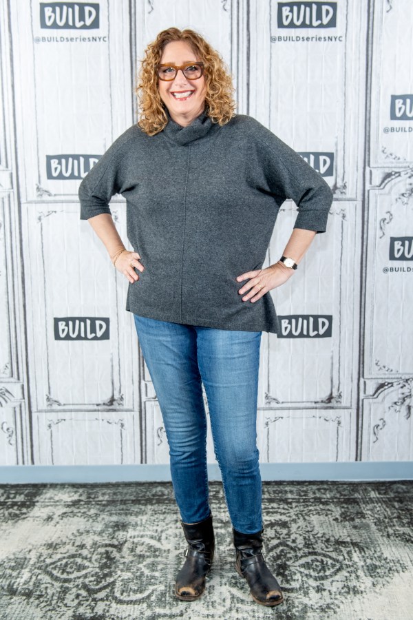 NEW YORK, NEW YORK - JANUARY 07: Comedian Judy Gold discusses her podcast and album 'Kill Me Now' with Build Brunch at Build Studio on January 07, 2019 in New York City. (Photo by Roy Rochlin/Getty Images)