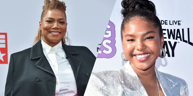 Queen Latifah attends the 2021 BET Awards at the Microsoft Theater on June 27, 2021 // ordan Hull attends the OUTLOUD: Raising Voices Concert Series at Los Angeles Memorial Coliseum on June 06, 2021