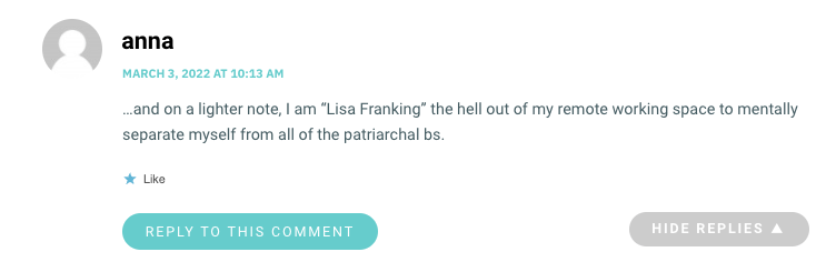 …and on a lighter note, I am “Lisa Franking