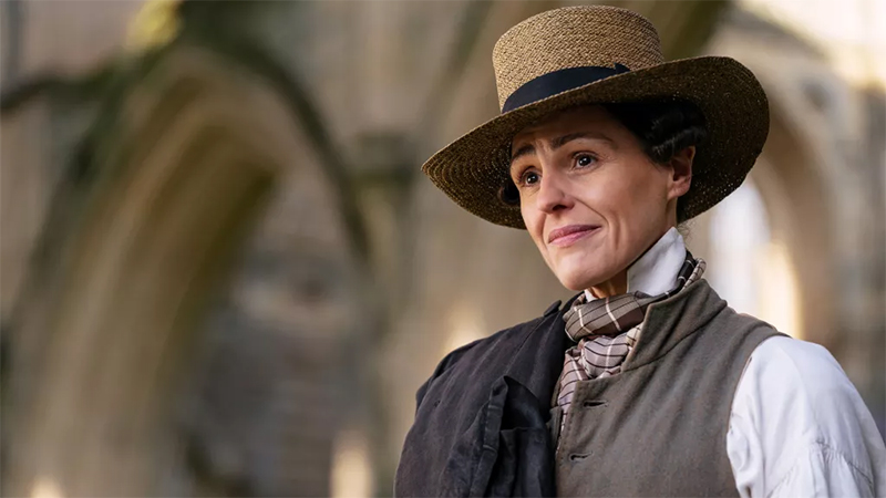 Anne Lister looks adoringly at Ann Walker