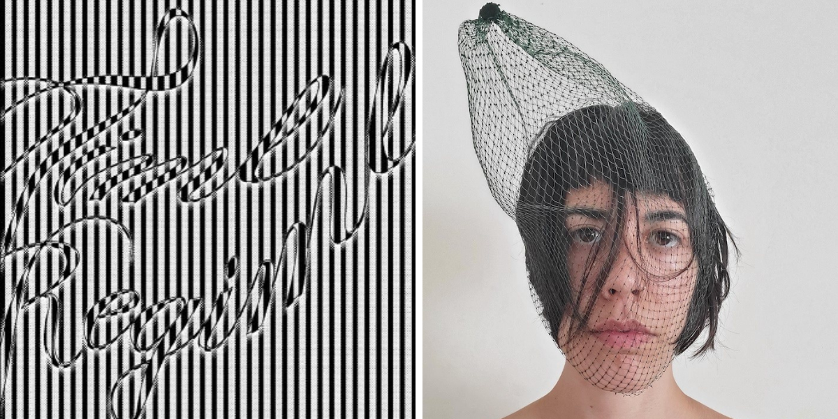 Photo 1: Time Regime by Jhani Randhawa. Photo 2: The author Jhani Randhawa, a gender non-specific person with light brown skin wearing a black net on their head