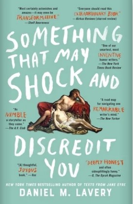 The cover of Something That May Shock and Discredit You which features Apollo and Hyacinthus and a whole lot of blurbs.