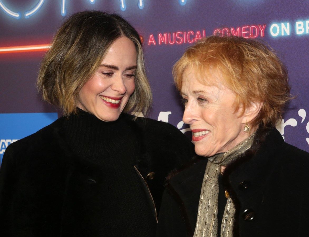 Sarah Paulson gazes at Holland Taylor lovingly.