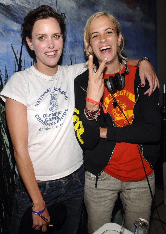 Ione Skye and Samantha Ronson during Ultimatebet.com, Kari Feinstein and Mike McGuiness Host Celebrity Poker Tournament to Honor Clifton Collins Jr.'s Emmy Nomination at Private Residence in Beverly Hills, California, United States. (Photo by J.Sciulli/WireImage for Kari Feinstein PR)