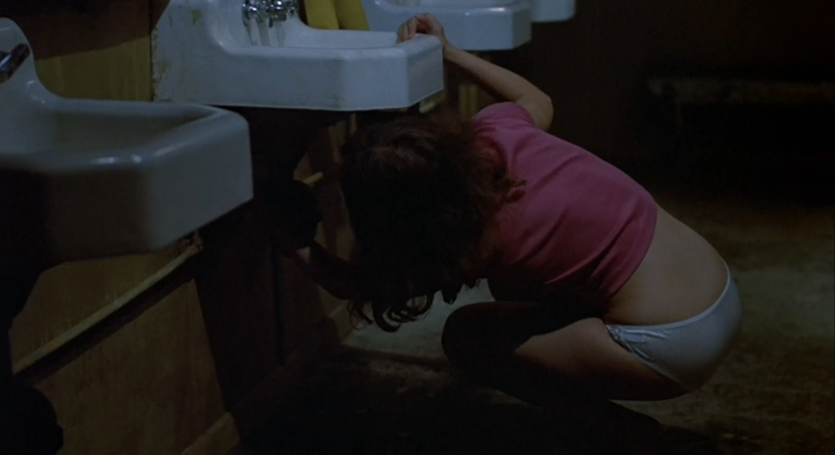Marcie fixes a sink in Friday the 13th