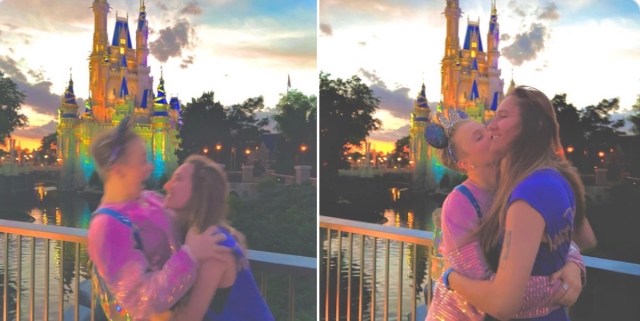 JoJo Siwa and Kylie Prew in Disneyworld, via twitter