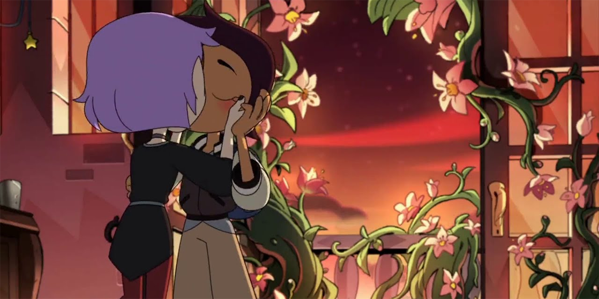 Luz and Amity Make Queer Kissing History on Disney's The Owl House