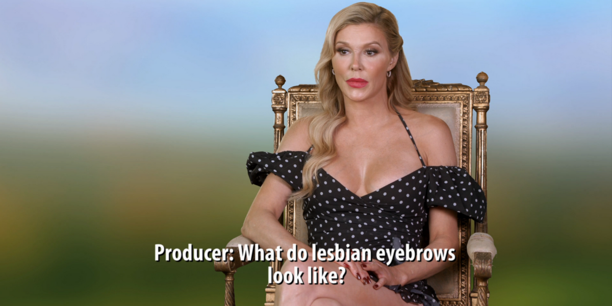 Lesbian Eyebrows Explained Brandi Glanville Has a Superpower picture image