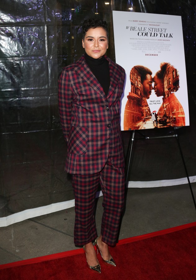 HOLLYWOOD, CALIFORNIA - DECEMBER 04: Actress Emily Rios attends the screening of "If Beale Street Could Talk" at the ArcLight Hollywood on December 04, 2018 in Hollywood, California. (Photo by Paul Archuleta/FilmMagic)