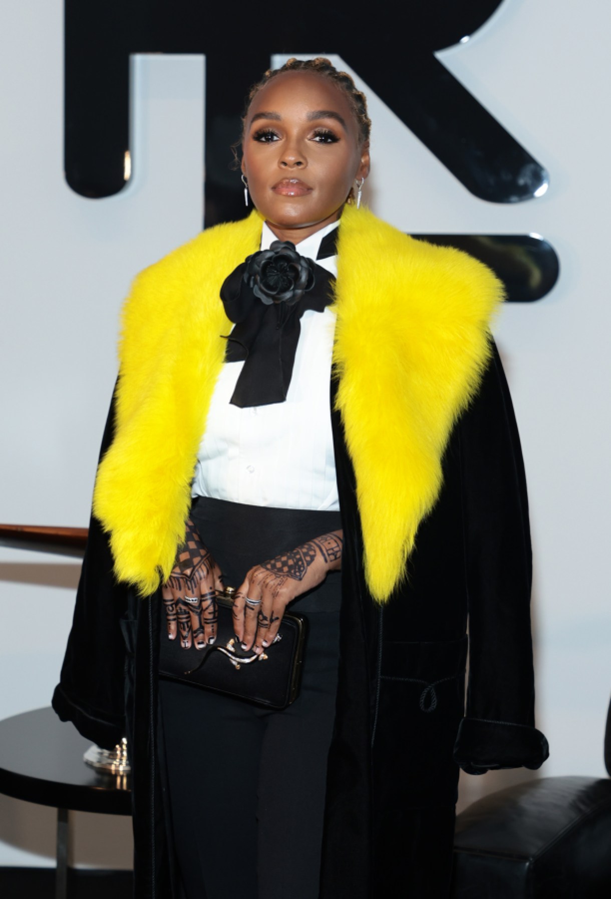 NEW YORK, NEW YORK - MARCH 22: Janelle Monáe attends the Ralph Lauren Fall 2022 fashion show at Museum of Modern Art on March 22, 2022 in New York City. (Photo by Dimitrios Kambouris/Getty Images)