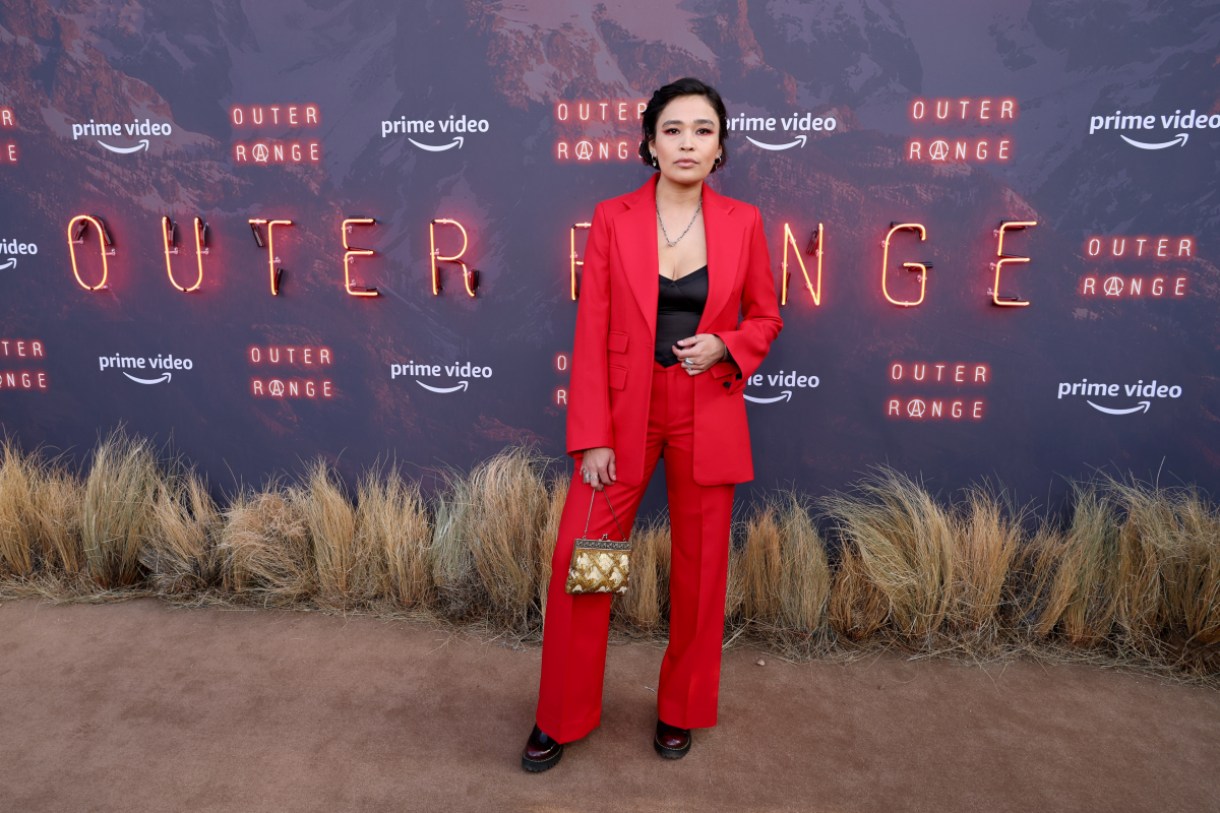 LOS ANGELES, CALIFORNIA - APRIL 07: Morningstar Angeline attends Prime Video Red Carpet Premiere For New Western Series "Outer Range" at Harmony Gold on April 07, 2022 in Los Angeles, California. (Photo by Matt Winkelmeyer/Getty Images for Amazon Studios)