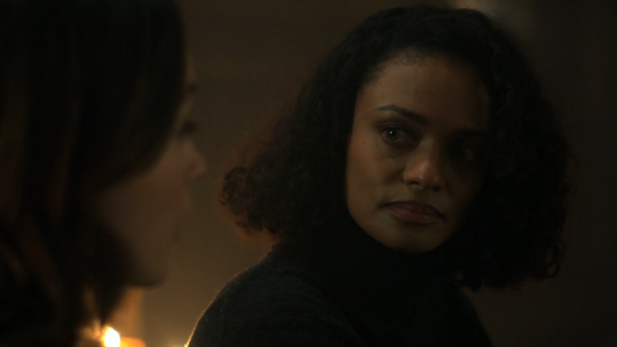 "Motherland: Fort Salem" Episode 304 Recap: Nicte looks thoughtful as she talks to Scylla