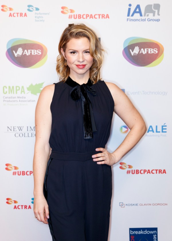 VANCOUVER, BC - NOVEMBER 18: Canadian actress Ali Liebert attends the 6th Annual UBCP/ACTRA Awards at Vancouver Playhouse on November 18, 2017 in Vancouver, Canada. (Photo by Andrew Chin/Getty Images)