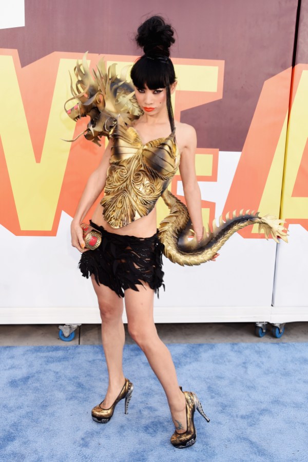 LOS ANGELES, CA - APRIL 12: Actress Bai Ling attends The 2015 MTV Movie Awards at Nokia Theatre L.A. Live on April 12, 2015 in Los Angeles, California. (Photo by Jeff Kravitz/FilmMagic)