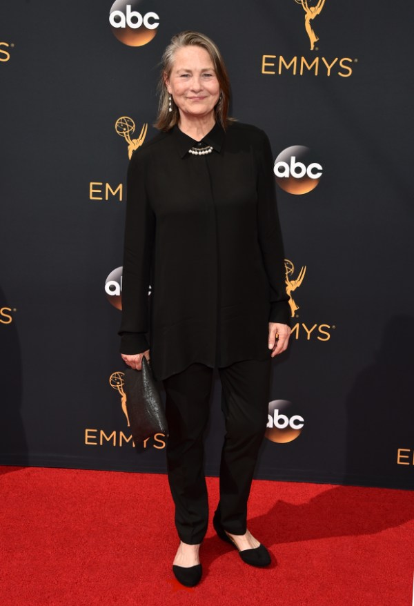 LOS ANGELES, CA - SEPTEMBER 18: Actress Cherry Jones arrives at the 68th Annual Primetime Emmy Awards at Microsoft Theater on September 18, 2016 in Los Angeles, California. (Photo by John Shearer/WireImage)