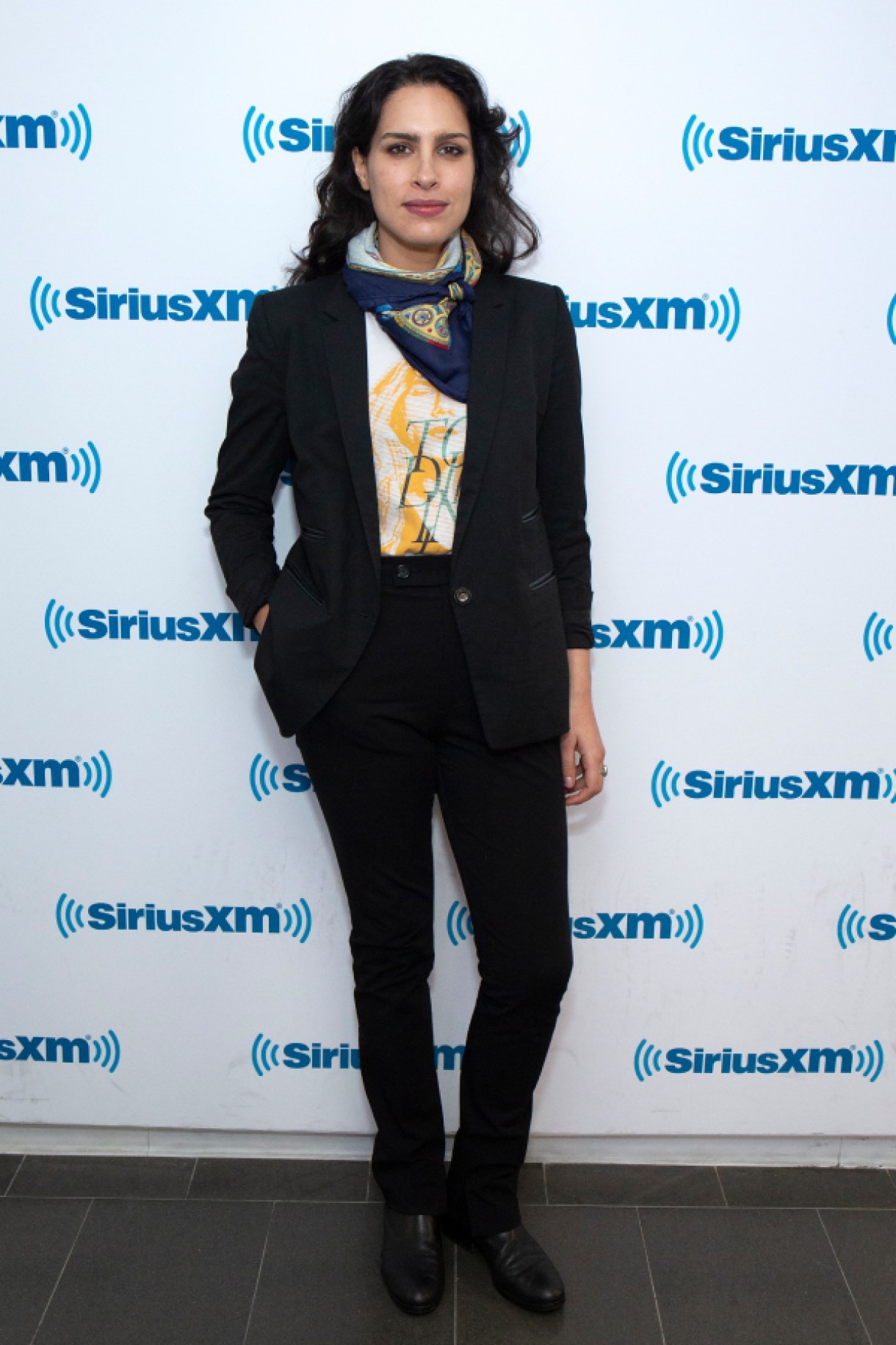 NEW YORK, NY - OCTOBER 30:  Desiree Akhavan visits SiriusXM Studios on October 30, 2018 in New York City.  (Photo by Santiago Felipe/Getty Images)