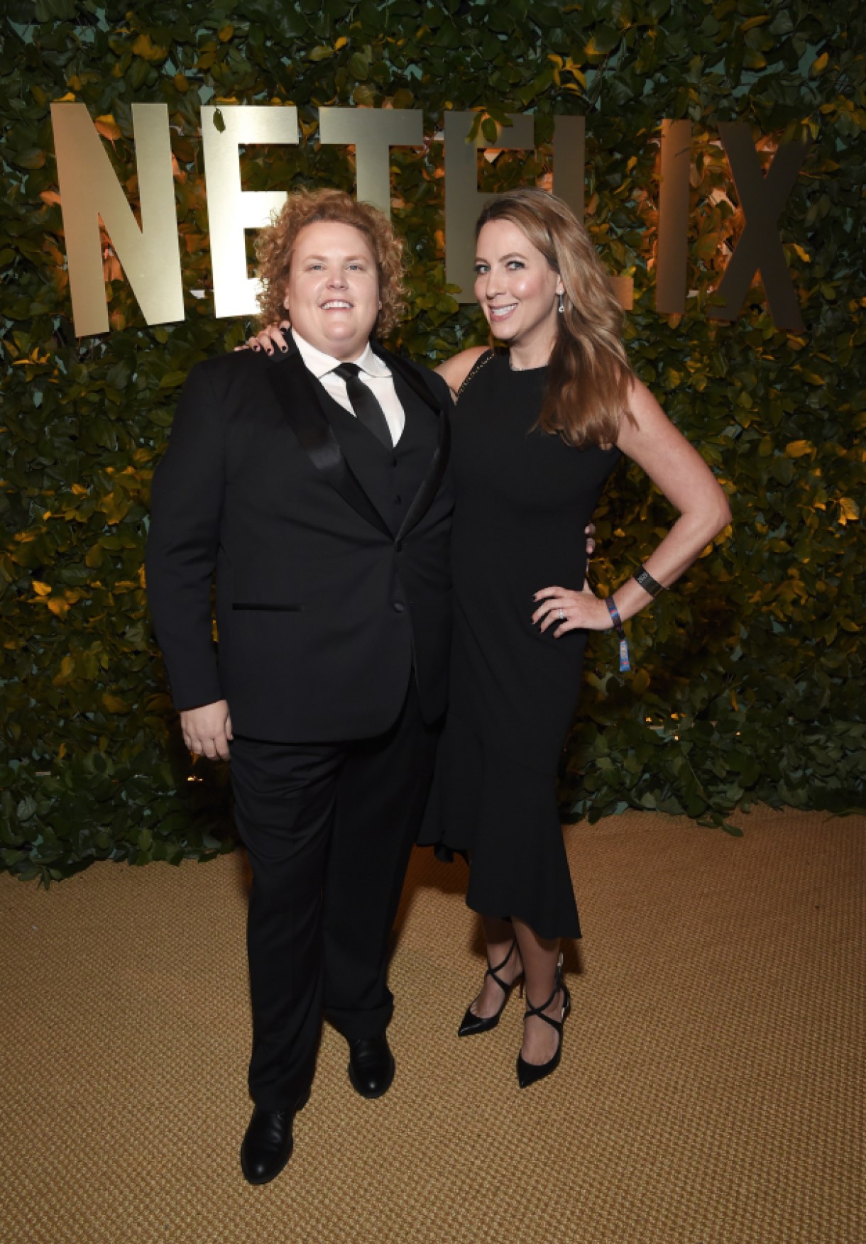 LOS ANGELES, CALIFORNIA - JANUARY 05: Fortune Feimster (L) and Jacquelyn Smith attend the Netflix 2020 Golden Globes After Party on January 05, 2020 in Los Angeles, California. (Photo by Michael Kovac/Getty Images for Netflix)