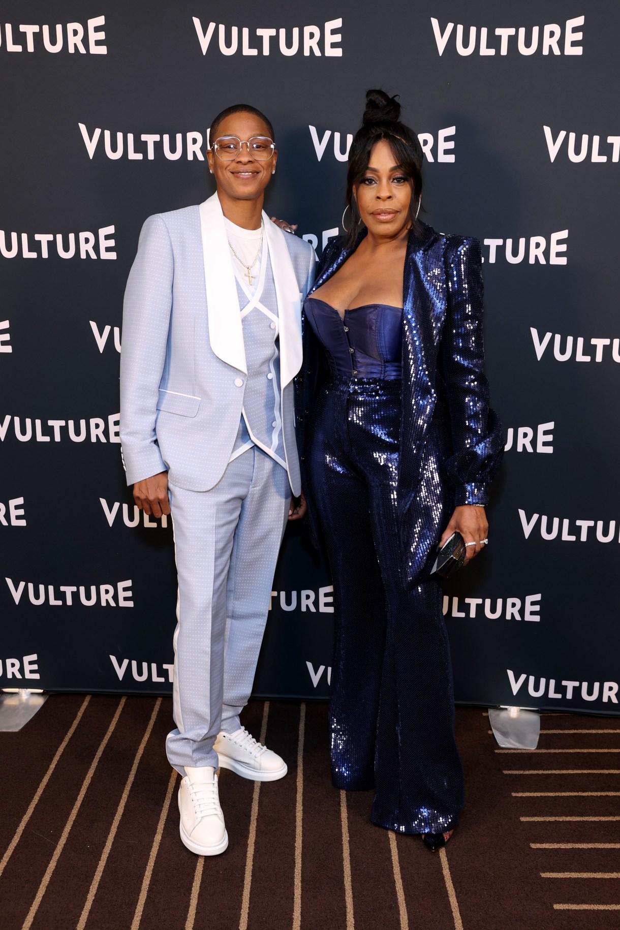LOS ANGELES, CALIFORNIA - NOVEMBER 14: (L-R) Jessica Betts and Niecy Nash attend Vulture Festival 2021 at The Hollywood Roosevelt on November 14, 2021 in Los Angeles, California. (Photo by Rich Fury/Getty Images for Vulture)