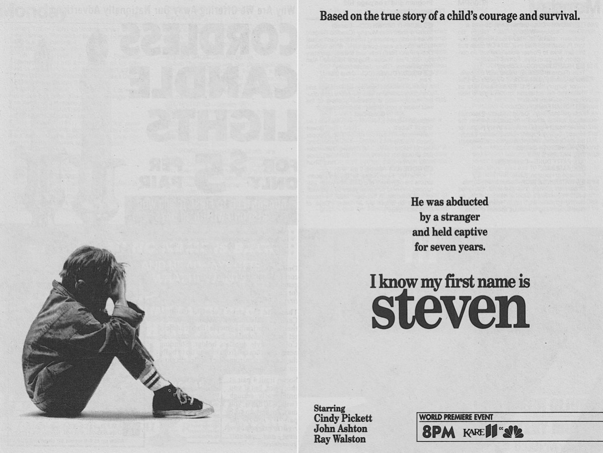 "I know my name is Steven" newspaper ad