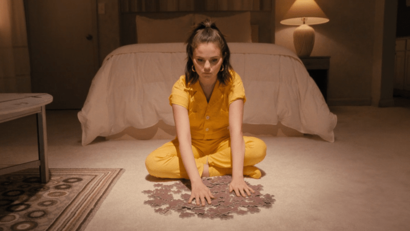 Only Murders in the Building: A dream version of Mabel puts her hands on some upside-down puzzle pieces