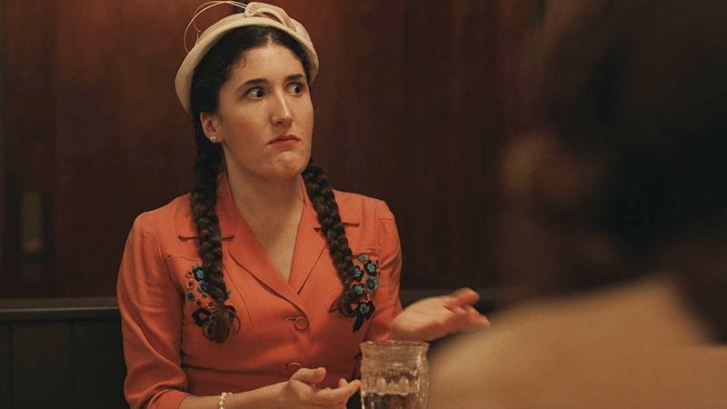 Shirley looks confounded. 