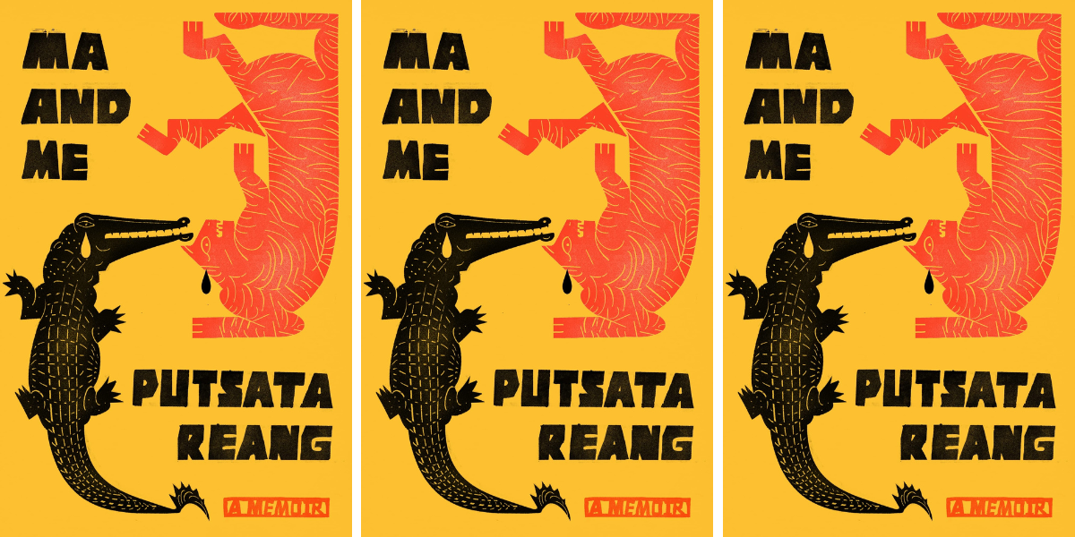 Ma and Me by Putsata Reang features a gator and a tiger on the cover. The cover is repeated three times.
