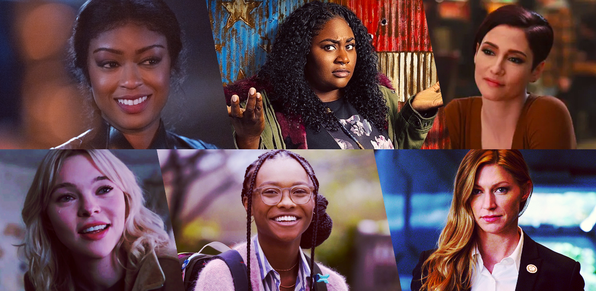 Javicia Leslie as Ryan Wilder, Batwoman Danielle Brooks as Leota Adebayo, Peacemaker Taylor Hickson as Raelle Collar, Motherland: Fort Salem Jes Macallan as Ava Sharpe, Legends of Tomorrow Kaci Walfall as Naomi McDuffie, Naomi Chyler Leigh as Alex Danvers, Supergirl