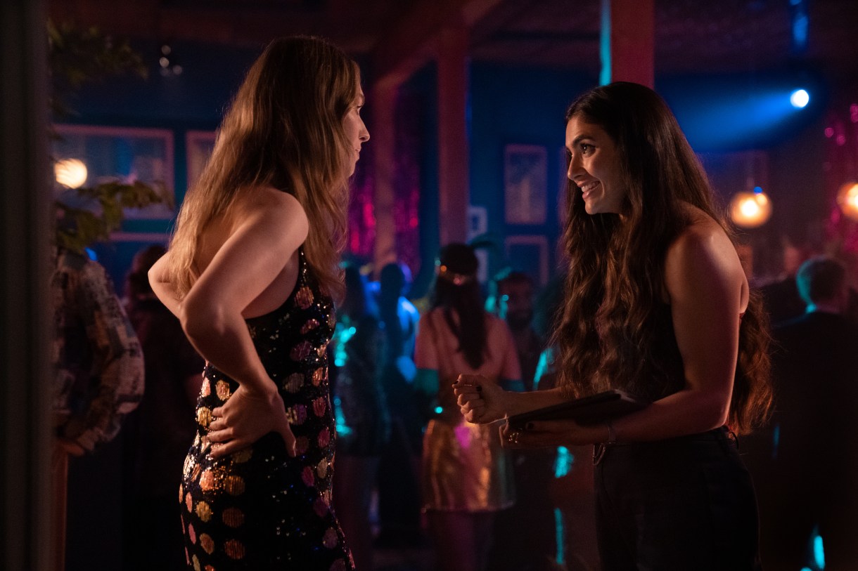 (L-R): Jamie Clayton as Tess and Arienne Mandi as Dani in THE L WORD: GENERATION Q, "Last Year". Photo Credit: Nicole Wilder/SHOWTIME.