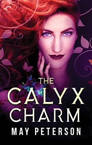 The Calyx Charm by May Peterson features a woman with dark lipstick on the cover