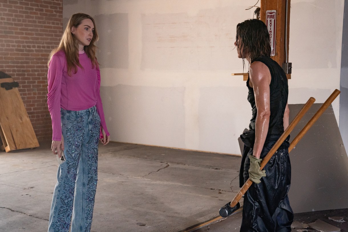 Quiz Show (L-R): Jamie Clayton as Tess and Kate Moennig as Shane in THE L WORD: GENERATION Q, "Quiz Show". Photo Credit: Nicole Wilder/SHOWTIME.