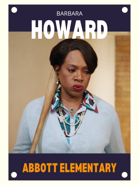 Mrs. Barbara Howard, Abbott Elementary baseball card