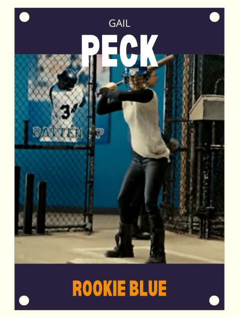Gail Peck, Rookie Blue baseball card
