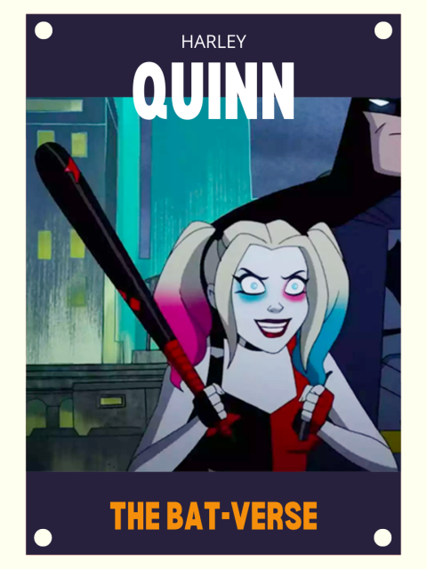 Harley Quinn, Bat-verse baseball card