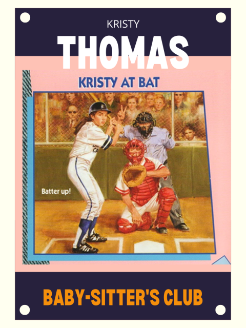 Kristy Thomas, Baby-Sitter's Club baseball card